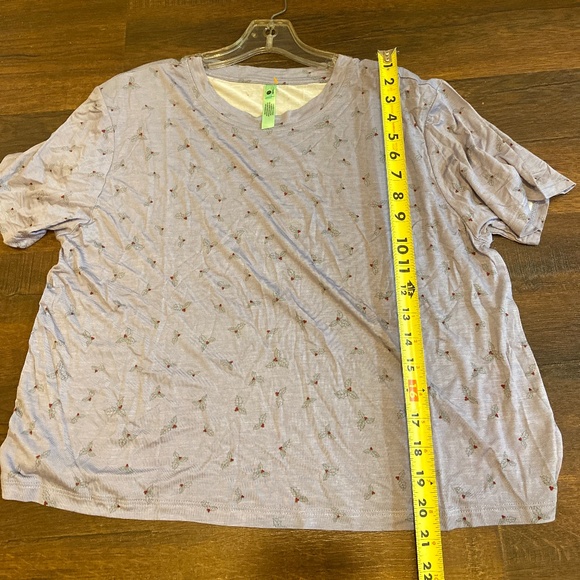 New HONEYDEW INTIMATES 2 PIECE PJ’s PAJAMAS WINTER SKY HOLLY MISTLETOE SZ L XMAS - Picture 8 of 11